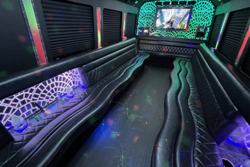 Davie Limo Bus Interior