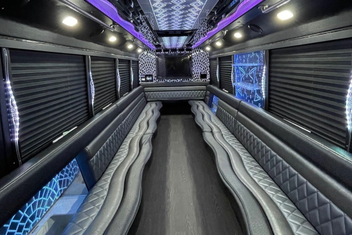 Davie Party Bus Interior