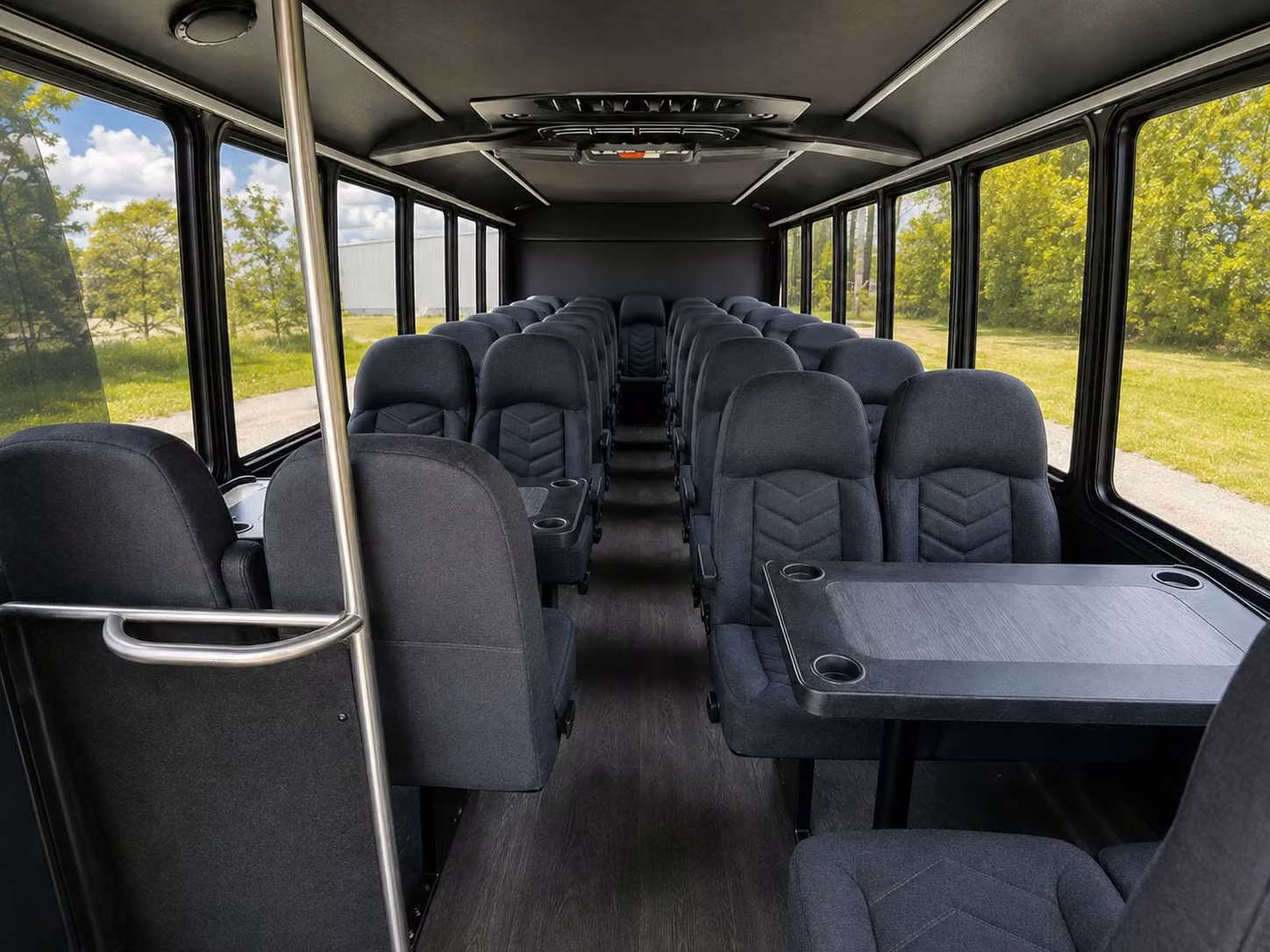 15 passenger minibus inside