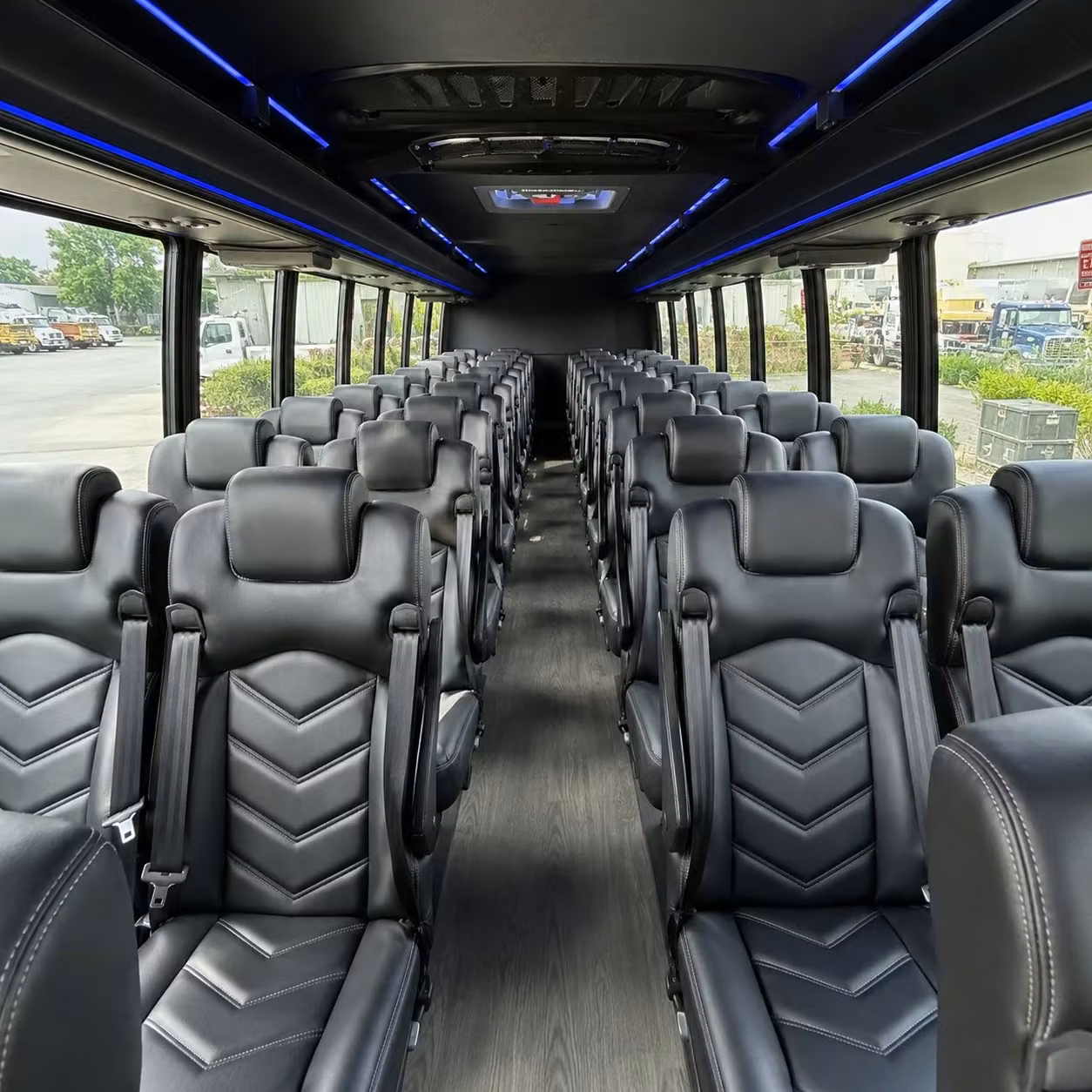 25 passenger minibus inside