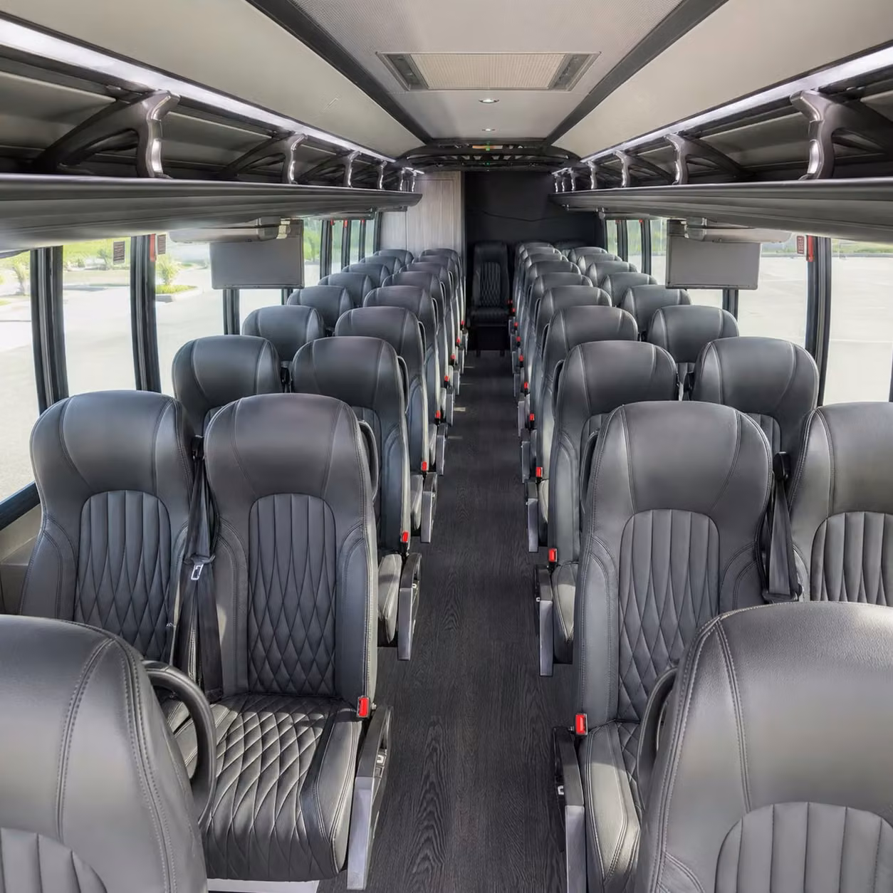 28 passenger minibus inside