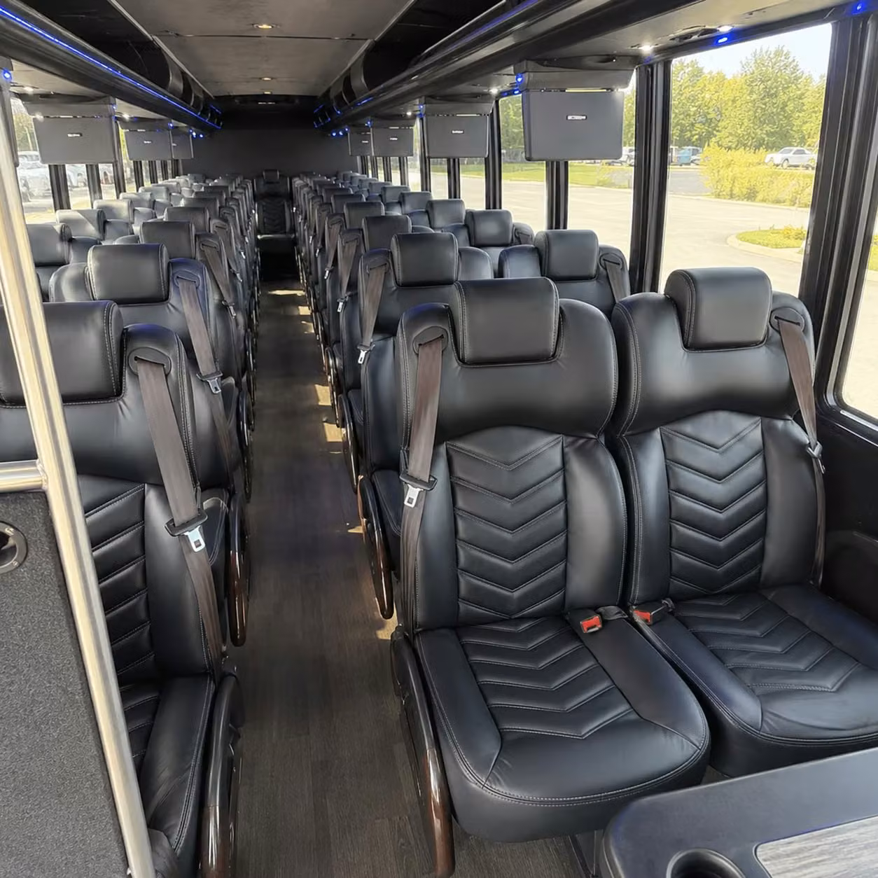 35 passenger minibus interior