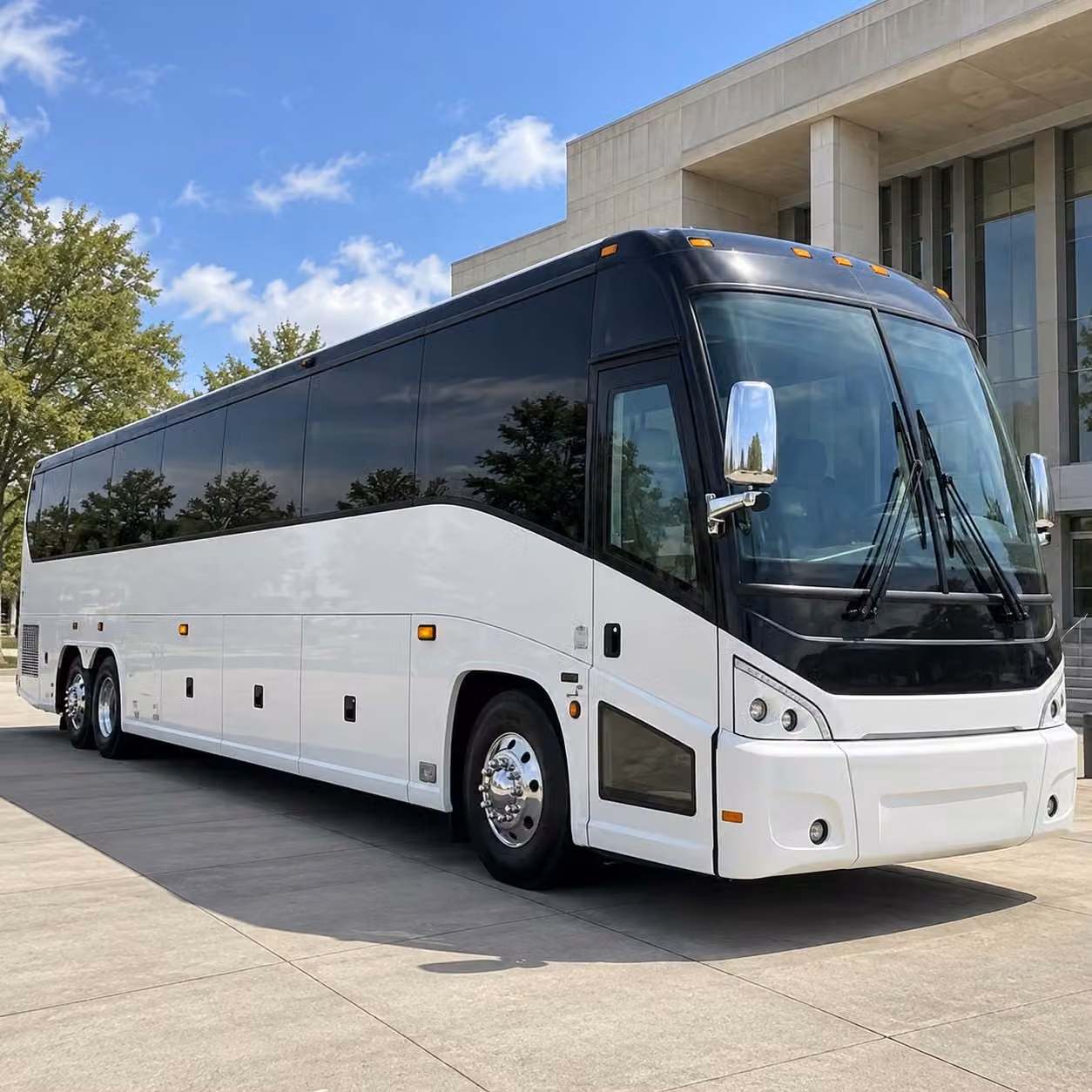 davie prom transportation for groups of every size from 10 to 100 passengers